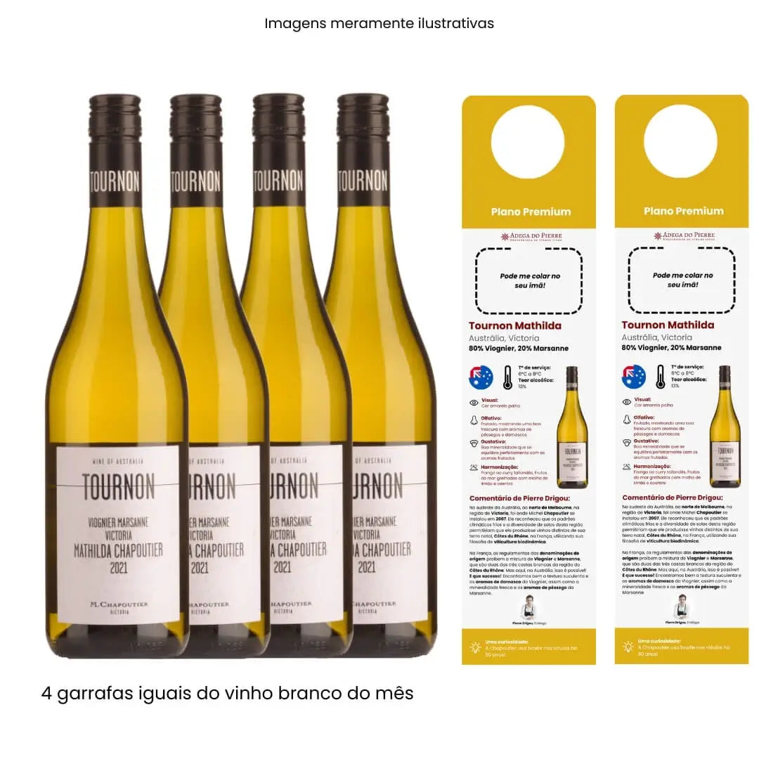 Assinatura Premium 4 Garrafas Branco