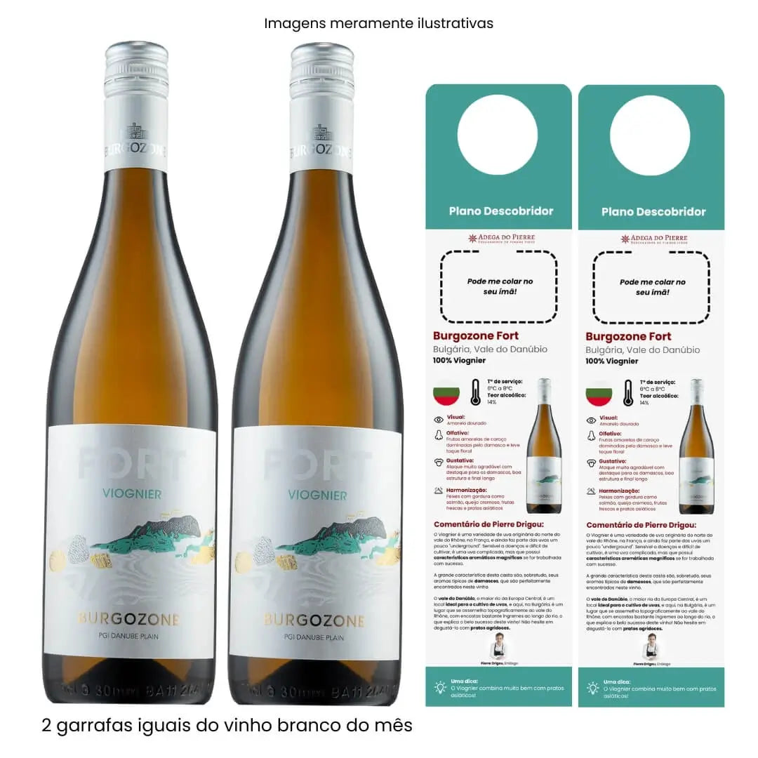 Assinatura Descobridor 2 Garrafas Branco