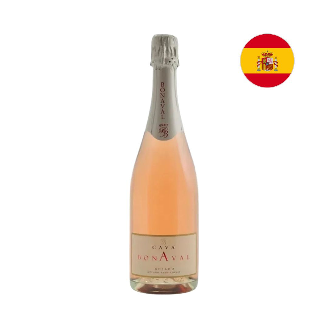 Espumante Cava Bonaval Brut Rosé, Espanha