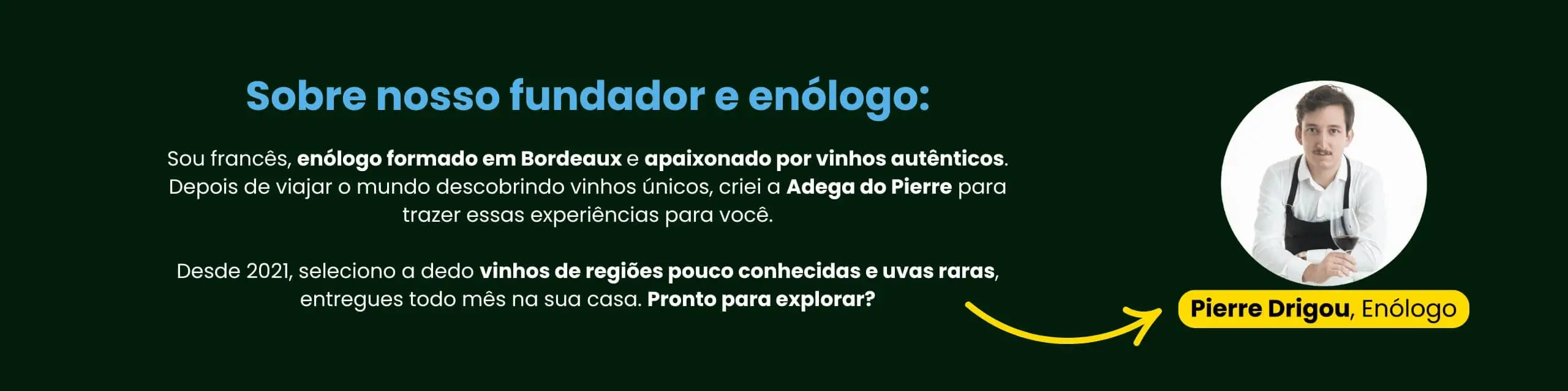 sobre nosso enólogo e especialista de vinho desktop