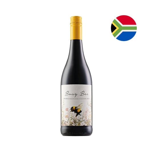 Busy Bee Blend Tinto, África do Sul: Syrah, Mourvedre, Viognier