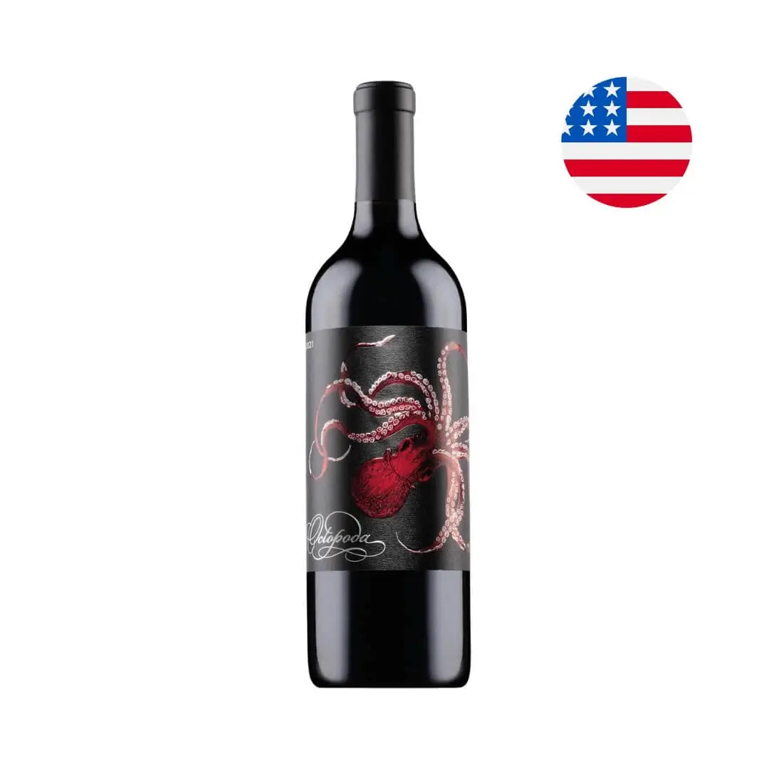 Octopoda Tinto, Estados Unidos: Cabernet Sauvignon, Petite Syrah