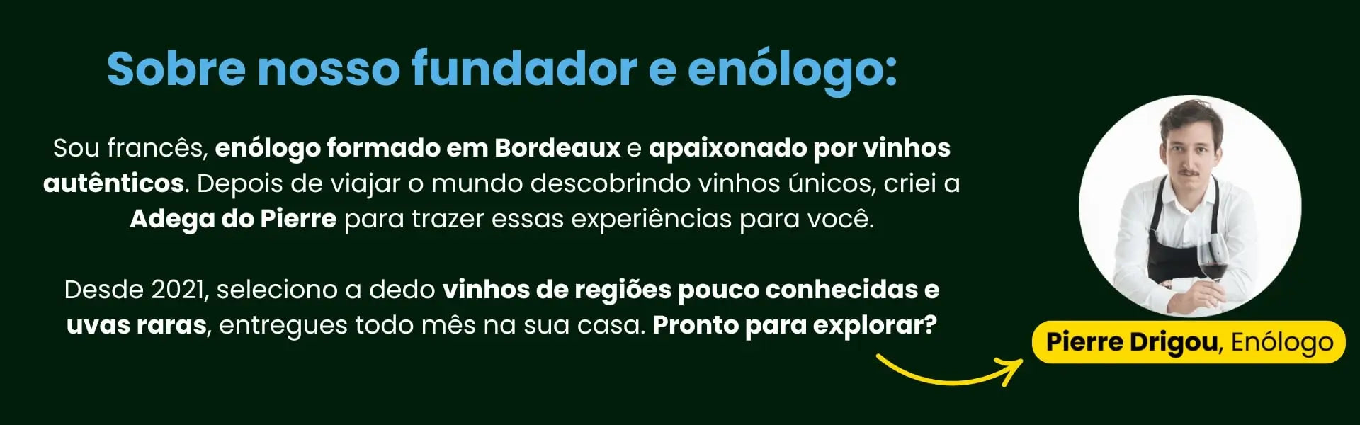 sobre nosso enólogo e especialista de vinho