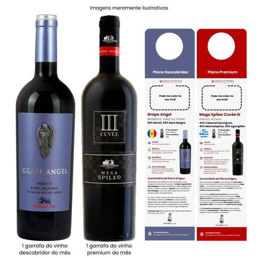 Presente Assinatura de Vinhos Duo Tinto