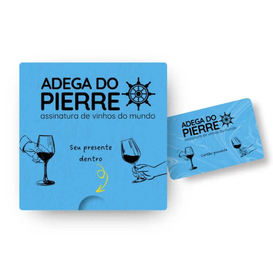 Cartão-presente físico para oferecer